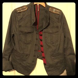 Free People military style jacket